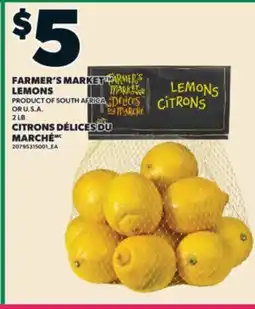 Valu-mart CITRONS DÉLICES DU MARCHÉ, 2 LB offer