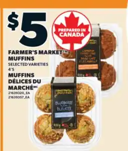Valu-mart MUFFINS DÉLICES DU MARCHÉ, 4'S offer