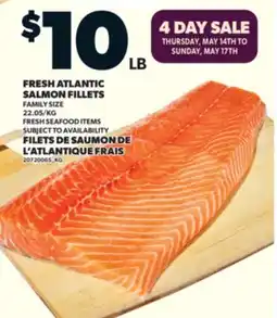 Valu-mart FILETS DE SAUMON DE L'ATLANTIQUE FRAIS offer