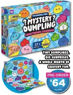 Showcase THE ORIGINAL VIRAL ?MYSTERY? DUMPLING COUNTDOWN CALENDAR offer