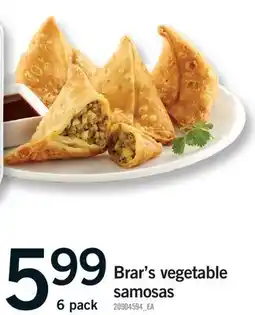 Fortinos BRAR'S VEGETABLE SAMOSAS offer