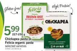 Fortinos CHICKAPEA PASTA OR FELICIA ORGANIC PASTA offer