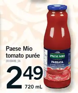 Fortinos PAESE MIO TOMATO PURÉE offer