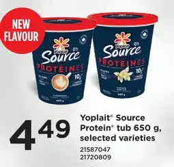 Fortinos YOPLAIT SOURCE PROTEIN TUB offer