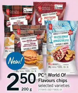 Fortinos PC WORLD OF FLAVOURS CHIPS offer