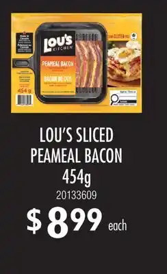 Fortinos LOU'S SLICED PEAMEAL BACON offer