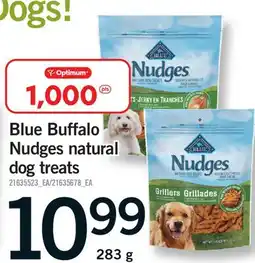 Fortinos BLUE BUFFALO NUDGES DOG TREATS offer