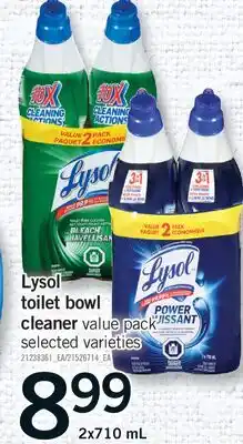 Fortinos LYSOL TOILET BOWL CLEANER offer