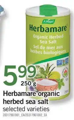 Fortinos HERBAMARE ORGANIC HERBED SEA SALT offer