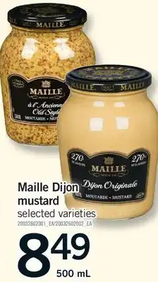 Fortinos MAILLE DIJON MUSTARD offer