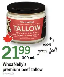 Fortinos WHOANELLY'S PREMIUM BEEF TALLOW offer