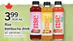 Fortinos RISE KOMBUCHA DRINK offer