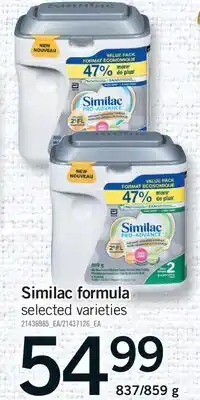 Fortinos SIMILAC FORMULA, 837/859 G offer