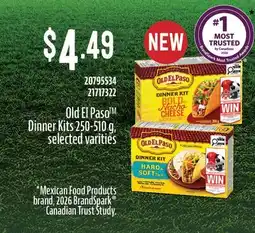Fortinos OLD EL PASO DINNER KITS offer