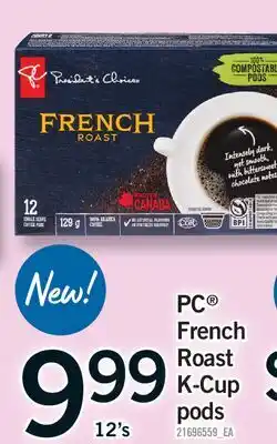 Fortinos PC FRENCH ROAST K-CUP PODS, 12 'S offer