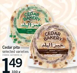 Fortinos CEDAR PITA offer