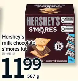 Fortinos HERSHEY'S MILK CHOCOLATE S'MORES KIT offer