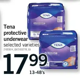 Fortinos TENA PROTECTIVE UNDERWEAR, 13-48'S offer