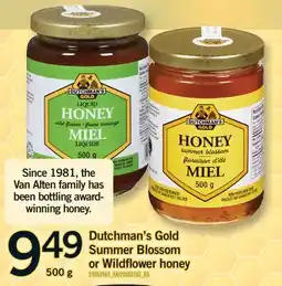 Fortinos DUTCHMAN'S GOLD SUMMER BLOSSOM OR WILDFLOWER HONEY offer