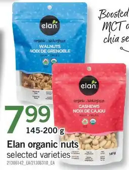 Fortinos ELAN ORGANIC NUTS offer