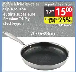 Sushi Shop Premium Tri-Ply steel Frypan offer