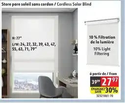 Sushi Shop Cordless Solar Blind offer