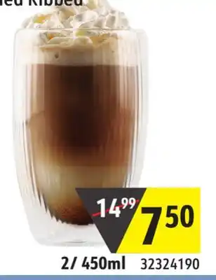 Sushi Shop Set of 2 Tumbler Double Walled Ribbed offer