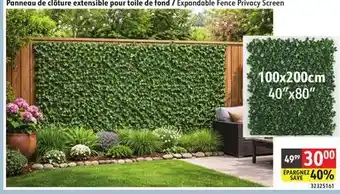 Sushi Shop Expandable Fence Privacy Screen offer