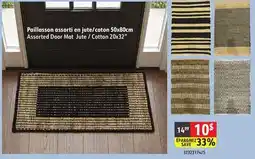 Sushi Shop Assorted Door Mat Jute / Cotton 20x32 offer