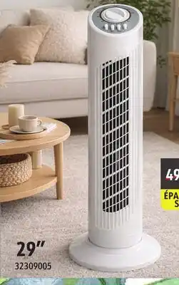 Sushi Shop Oscillating Tower Fan with 3 Speeds offer