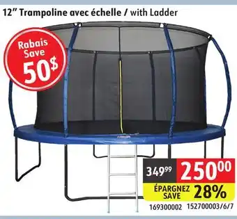 Sushi Shop 12 Trampoline with Ladder offer