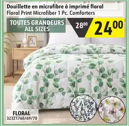 Sushi Shop Floral Print Microfiber 1 Pc. Comforters offer