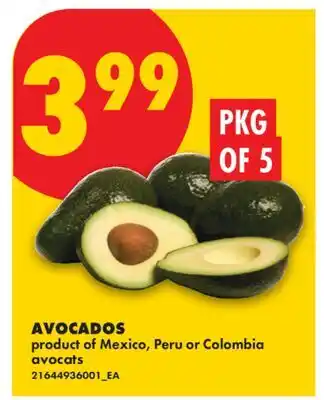 No Frills AVOCADOS, PKG OF 5 offer