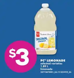 No Frills PC LEMONADE offer