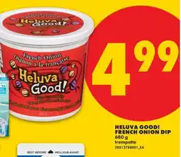 No Frills HELUVA GOOD! FRENCH ONION DIP offer