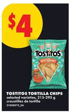No Frills TOSTITOS TORTILLA CHIPS offer