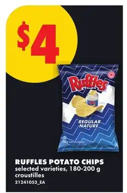 No Frills RUFFLES POTATO CHIPS offer