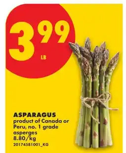 No Frills ASPARAGUS offer
