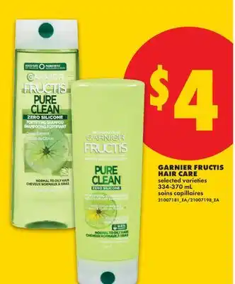 No Frills GARNIER FRUCTIS HAIR CARE offer