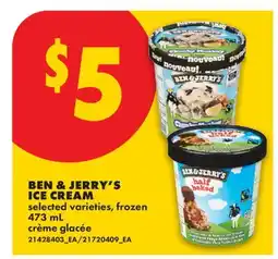 No Frills BEN & JERRY'S ICE CREAM offer