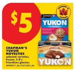 No Frills CHAPMAN'S YUKON NOVELTIES, 5-8's offer