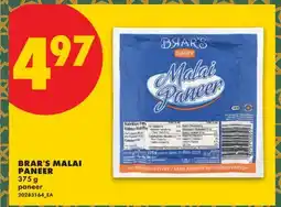 No Frills BRAR'S MALAI PANEER offer