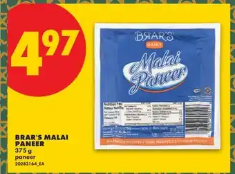 No Frills BRAR'S MALAI PANEER offer