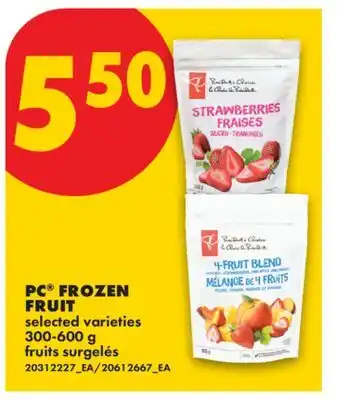 No Frills PC FROZEN FRUIT offer