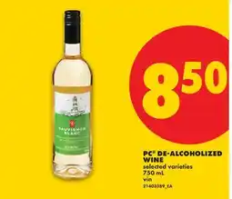 No Frills PC DE-ALCOHOLIZED WINE offer