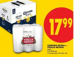 No Frills CORONA EXTRA OR STELLA ARTOIS offer