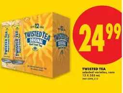 No Frills TWISTED TEA offer
