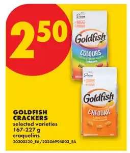 No Frills GOLDFISH CRACKERS offer