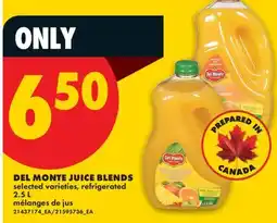 No Frills DEL MONTE JUICE BLENDS offer
