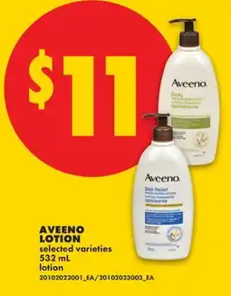No Frills AVEENO LOTION offer